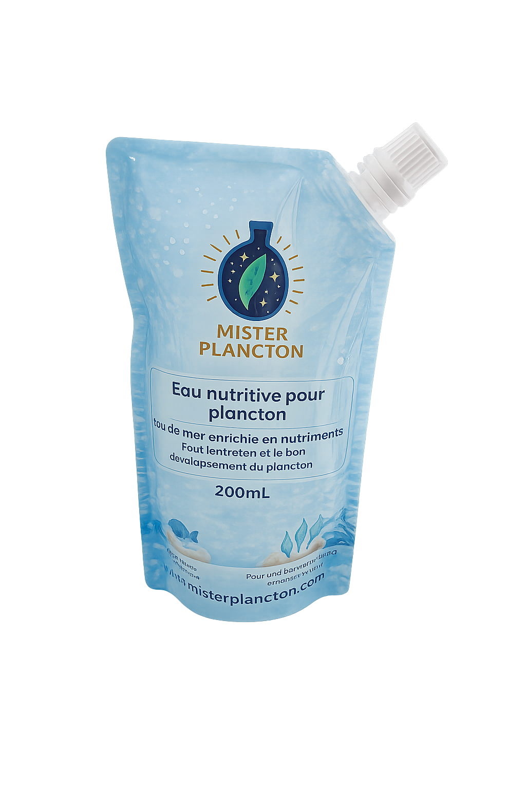 🌊 Eau nutritive pour plancton (200mL)