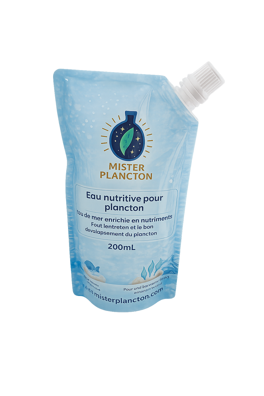 🌊 Eau nutritive pour plancton (200mL)